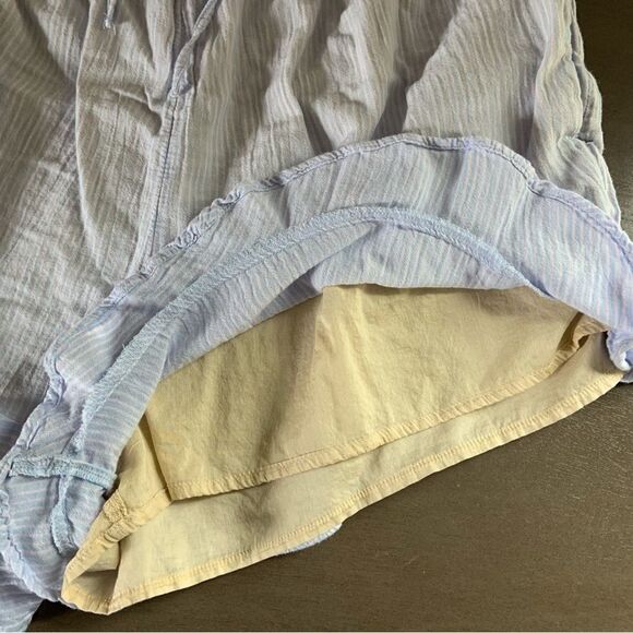 AMERICAN EAGLE Striped Ruffle Shorts Blue Size XL - Picture 9 of 11